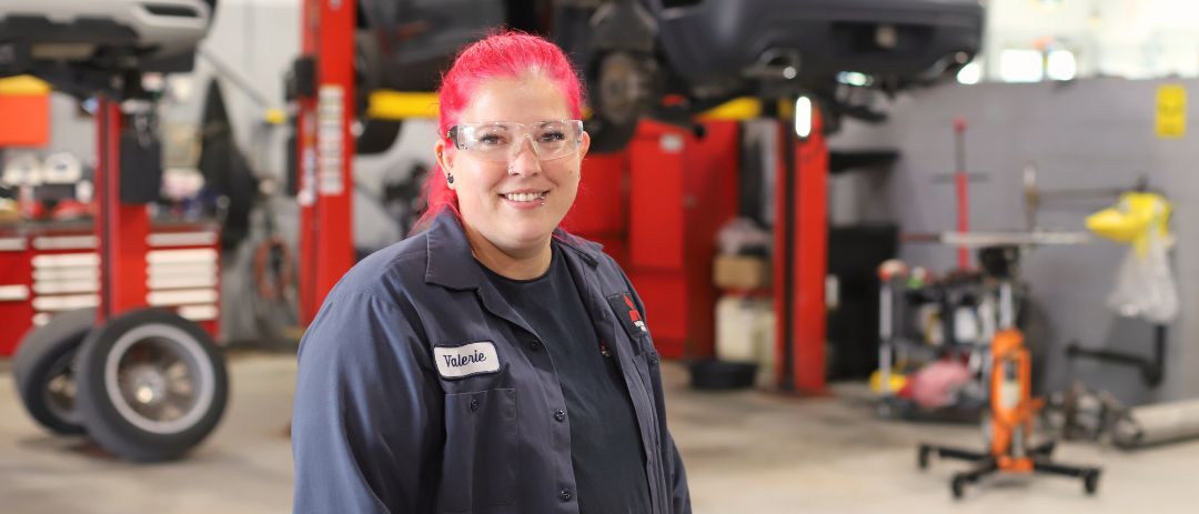 Valérie Leroux : briser le plafond de verre des garages.